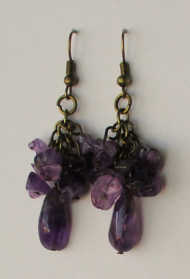 Amethyst Chip Necklace - Juicybeads Jewelry